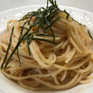 クリーム明太子パスタ